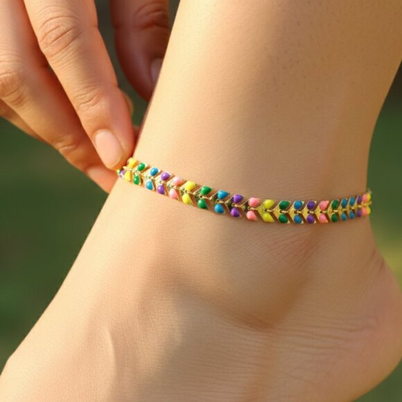 "New Beautiful Design Anklet for Women/Girls, Gift, A646 - Picture 4 of 5